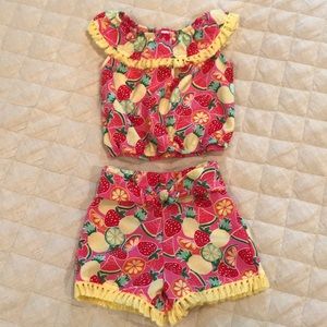 Summer fruit 2pc outfit